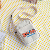 Canvas Messenger Bag Lady Shoulder Bag Student Crossbody Tote