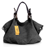 Women Canvas Crossbody Messenger Bag Large Shoulder Handbag