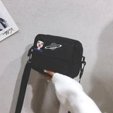 Women Canvas Mini Handbag Crossbody Bags Ladies Clutch Messenger Shoulder Bag