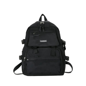 Canvas School Bag Waterproof Travel Backpack Teenager Girl Boy School Backpack