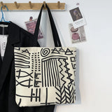 Canvas Shopper Shoulder Tote Bag for Women Large Handbag