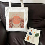Women Canvas Shopping Bag Large Books Bag Female Eco Handbag Tote