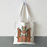 Women Canvas Shopping Bag Large Books Bag Female Eco Handbag Tote