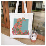 Women Canvas Shopping Bag Large Books Bag Female Eco Handbag Tote