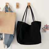 Women Canvas Shopping Bags Large Capacity Shoulder Bag Tote Bag