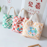 Women Canvas Shopping Bags Reusable Tote Bag Large Handbag B416