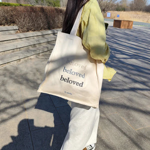 Beloved Embroidery Canvas Shoulder Bag for Women
