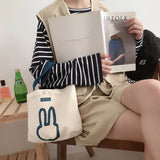 Yellow Duck Canvas Shoulder Bag for Girls