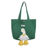 Yellow Duck Canvas Shoulder Bag for Girls