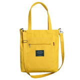 Canvas Shoulder Bag Large Capacity Women Shopping Bag Casual Tote