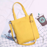 Canvas Shoulder Bag Large Capacity Women Shopping Bag Casual Tote