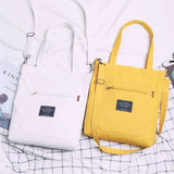 Canvas Shoulder Bag Large Capacity Women Shopping Bag Casual Tote