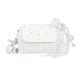 Women Canvas Shoulder Bag Daisy Print Messenger Bag