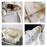 Jungle Book Canvas Shoulder Bag for Women Casual Handbag Tote Large Capacity