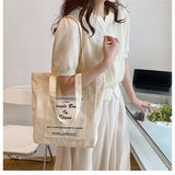 Jungle Book Canvas Shoulder Bag for Women Casual Handbag Tote Large Capacity