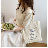 Jungle Book Canvas Shoulder Bag for Women Casual Handbag Tote Large Capacity