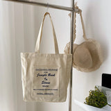 Jungle Book Canvas Shoulder Bag for Women Casual Handbag Tote Large Capacity