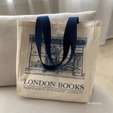 Women Canvas Shoulder Bag Casual Handbag Tote Large Capacity Shopping Beach Bag