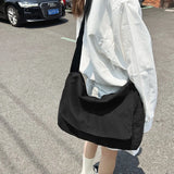Women Canvas Shoulder Bag Leisure Handbags And Purse Crossbody Bags