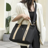 London Books Print Canvas Shoulder Bag Women Casual Handbag Tote Beach Shopping