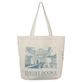 Women Canvas Shoulder Bag London Daunt Books Daily Shopping Bags