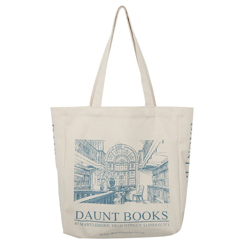 London Daunt Books Canvas Shoulder Bag