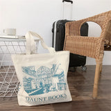 Women Canvas Shoulder Bag London Daunt Books Daily Shopping Bags Students