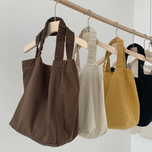 Canvas Shoulder Bag Large Capacity Street Tote Bag