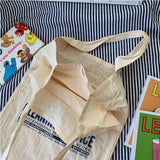 Women Canvas Shoulder Bag for Daily Shopping