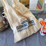 Women Canvas Shoulder Bag for Daily Shopping