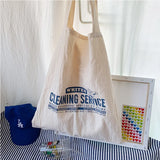 Women Canvas Shoulder Bag for Daily Shopping
