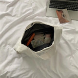 Women Canvas Shoulder Bag Korea Ladies Casual Handbag Tote Bag