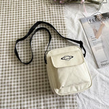 Women Canvas Shoulder Bag Small Messenger Crossbody Bag for Women Purse