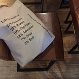 Women Canvas Shoulder Bag Tote Casual Hand Bags Letter Printing Handbag