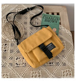 Women Canvas Shoulder Bags Ladies Crossbody Messenger Bag Daily Use