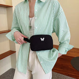 Women Canvas Shoulder Bags Small Purse Phone Female Messenger Bag