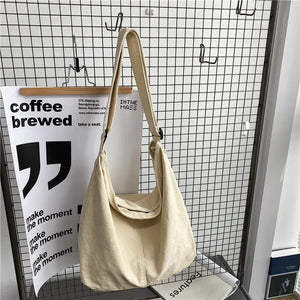 Women Canvas Shoulder Bags Large Capacity Handbag Tote