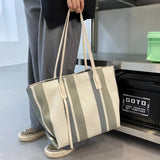 Canvas Shoulder Bags Large Capacity Tote Vintage Handbags Female