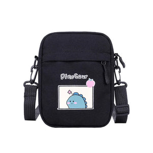Women Canvas Shoulder Messenger Bags Small Female Students Crossbody Bag