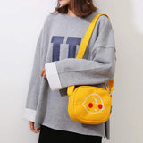 Canvas Shoulder Messenger Bag for Women Small Girls Crossbody Phone Bag