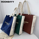 Women Canvas Shoulder Shopper Bag Eco Large Tote Book Bags