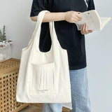 Canvas Tote Bag Eco Reusable Shopping Shoulder Shopper Handbags