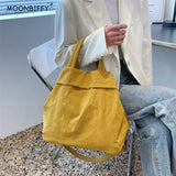 Women Canvas Tote Bag Waterproof Nylon Crossbody Shoulder Bag