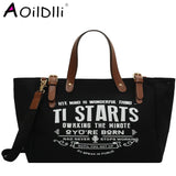 Women Canvas Tote Bag Casual Handbag Shoulder Bag Large Capacity