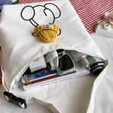 Canvas Tote Bag Large Capacity Shopping Shoulder Bag Messenger Bag