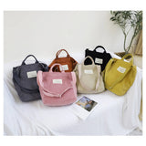 Women Canvas Tote Handbag Female Cloth Shoulder Bags Young Ladies Casual