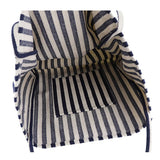 Women Canvas Tote Casual Stripe Shoulder Bag Foldable Reusable Shopping Beach