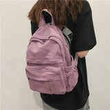 Canvas Travel Backpack School Bags For Teenage Girls