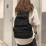 Canvas Travel Backpack School Bags For Teenage Girls