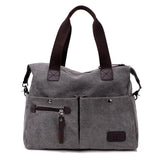 Women Canvas Tote Bag Large Capacity Messenger Handbag